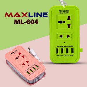 Maxline ML-604 4 USB Fast Charging Extension