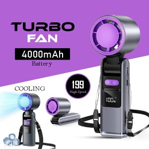 Mini Turbo Fan 4000mAh Battery